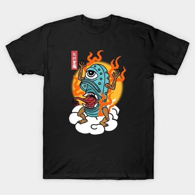 croc yokai T-Shirt by Nisu Studio